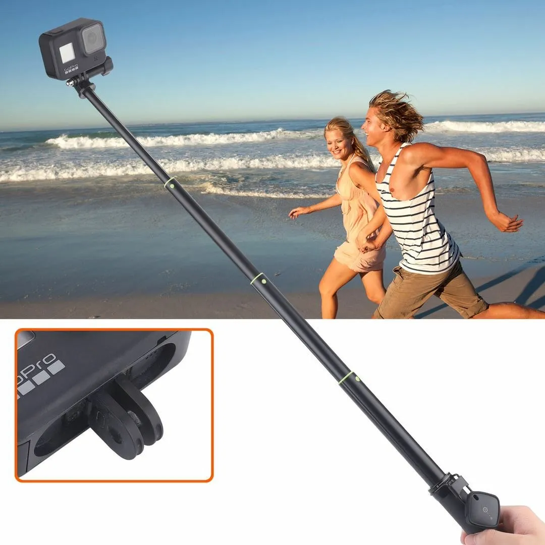 10 in 1 Outdoor Shooting Accessories Combo Universal Telescopic Selfie 8cm-31cm Tripod Smartphone Bracket Bluetooth Climbing Hook for Gopro Smartphone Gimbal