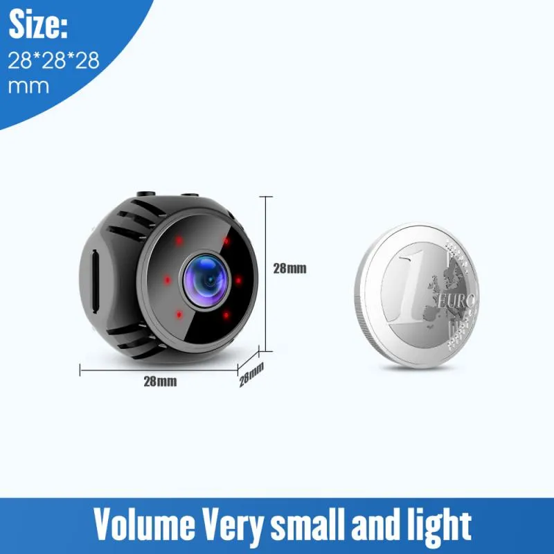 1080P Mini Camera Surveillance Beveiliging Wifi Nachtzicht Waterdichte Video Recorder Outdoor Digitale Web Control Motion Sensor W8