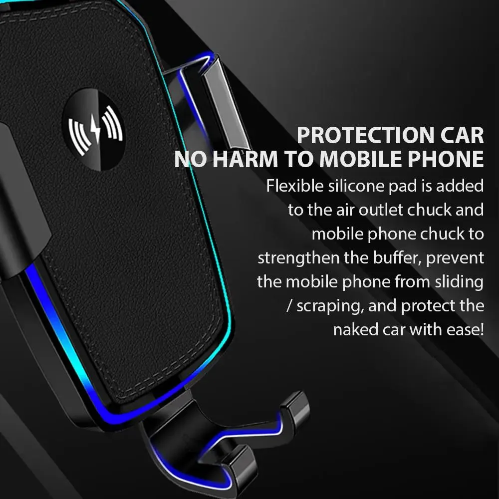 10W Intelligent Identification Car Phone Holder Wireless Charger SP