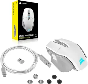 [12月聖誕優惠] Corsair M65 RGB ULTRA Wireless Tunable FPS Gaming Mouse White CH-9319511-AP2