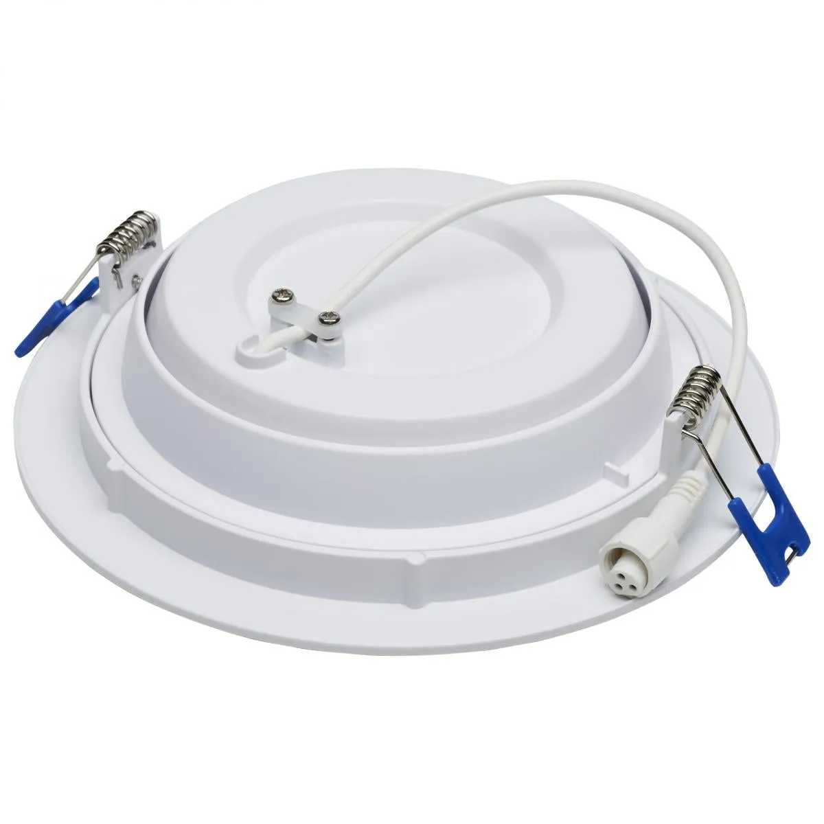 14 Watt; 6"; Directional Low-Profile Downlight; CCT Selectable; 120 Volt; White Finish