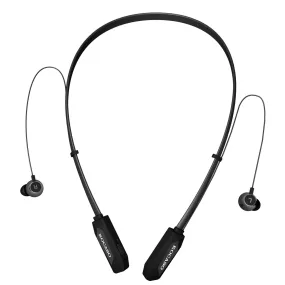 15Hrs Wireless Neckband Headphones - Sweat-proof Sport Earbuds with Deep Bass, Mic - In-Ear Magnetic Neckbands