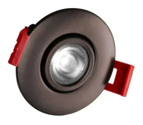 2-inch LED Gimbal Recessed Downlight in Oil-Rubbed Bronze, 4000K