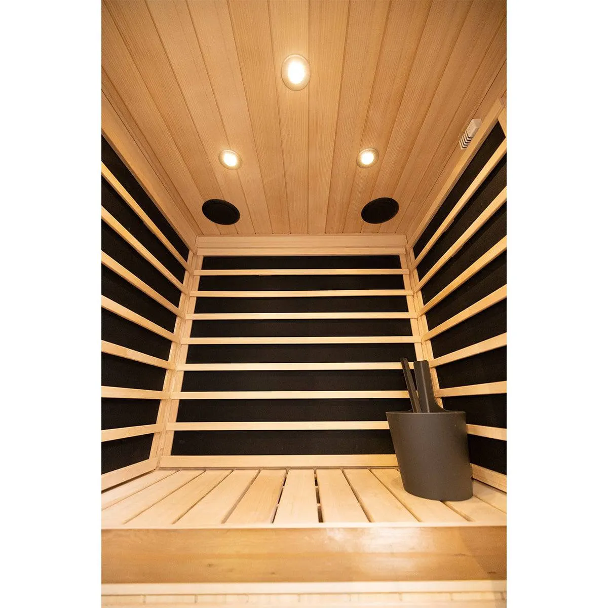 2 Person Traditional/Infrared Combo Sauna with Stereo & Wi-Fi