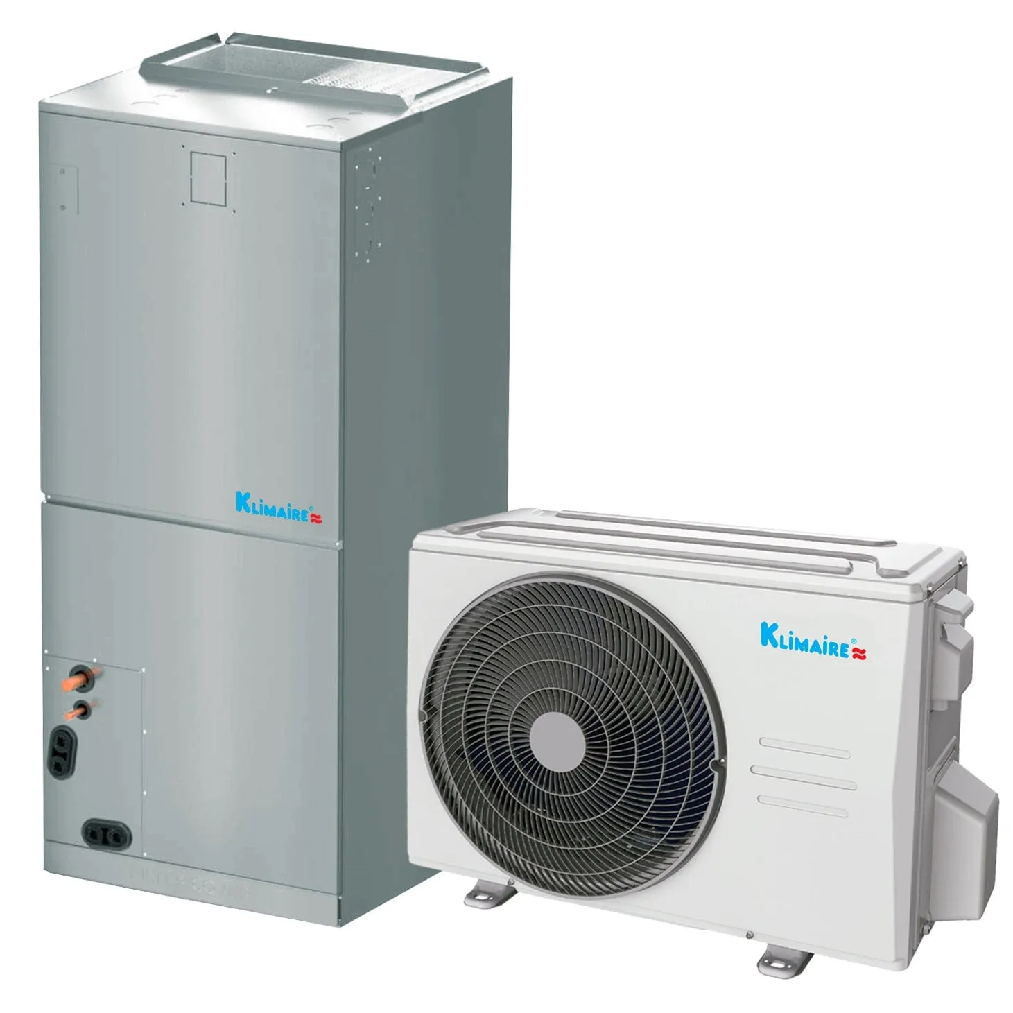 2 Ton Klimaire 17.4 SEER2 Central Ducted Split Hyper Heat Pump AC System