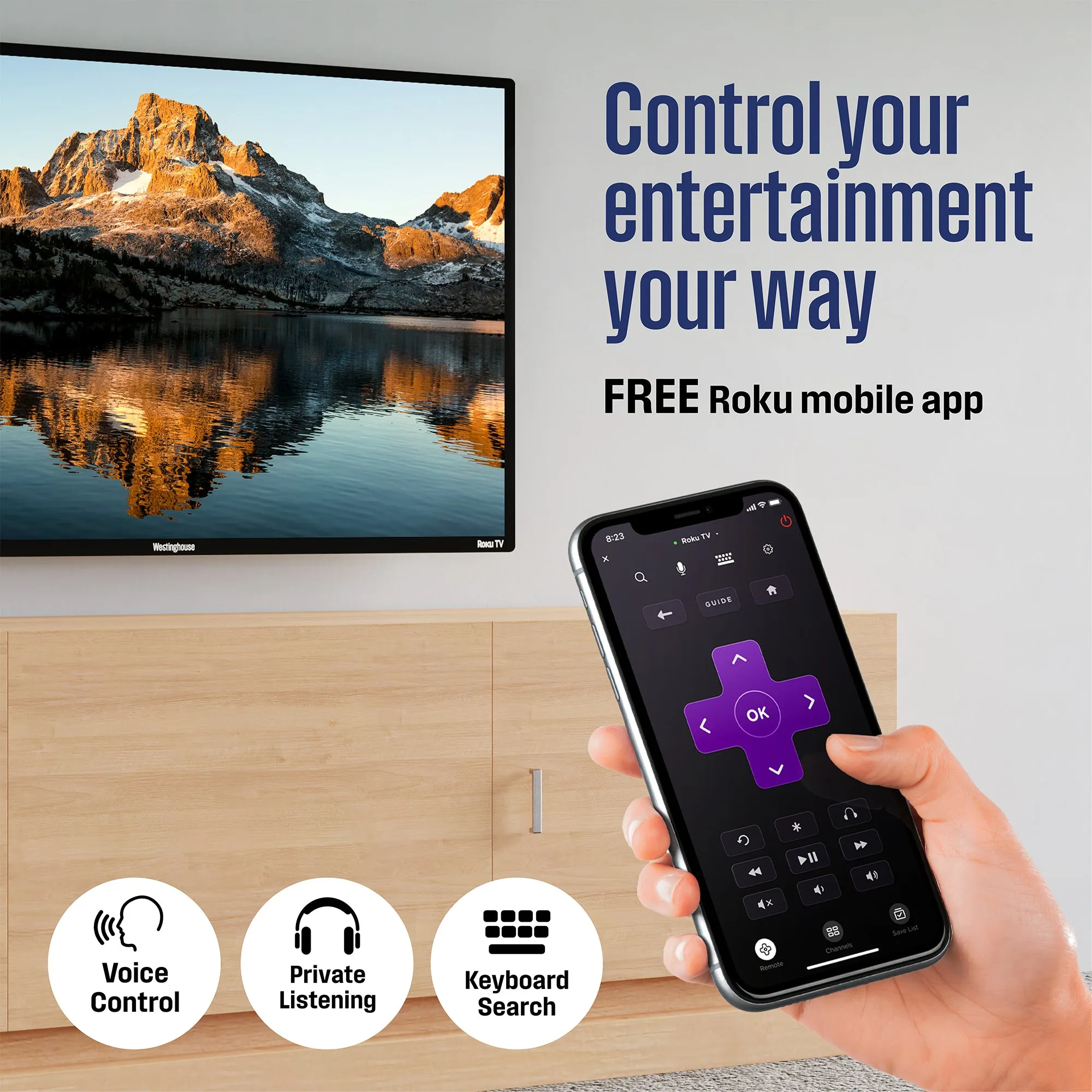 24″ HD Smart Roku TV