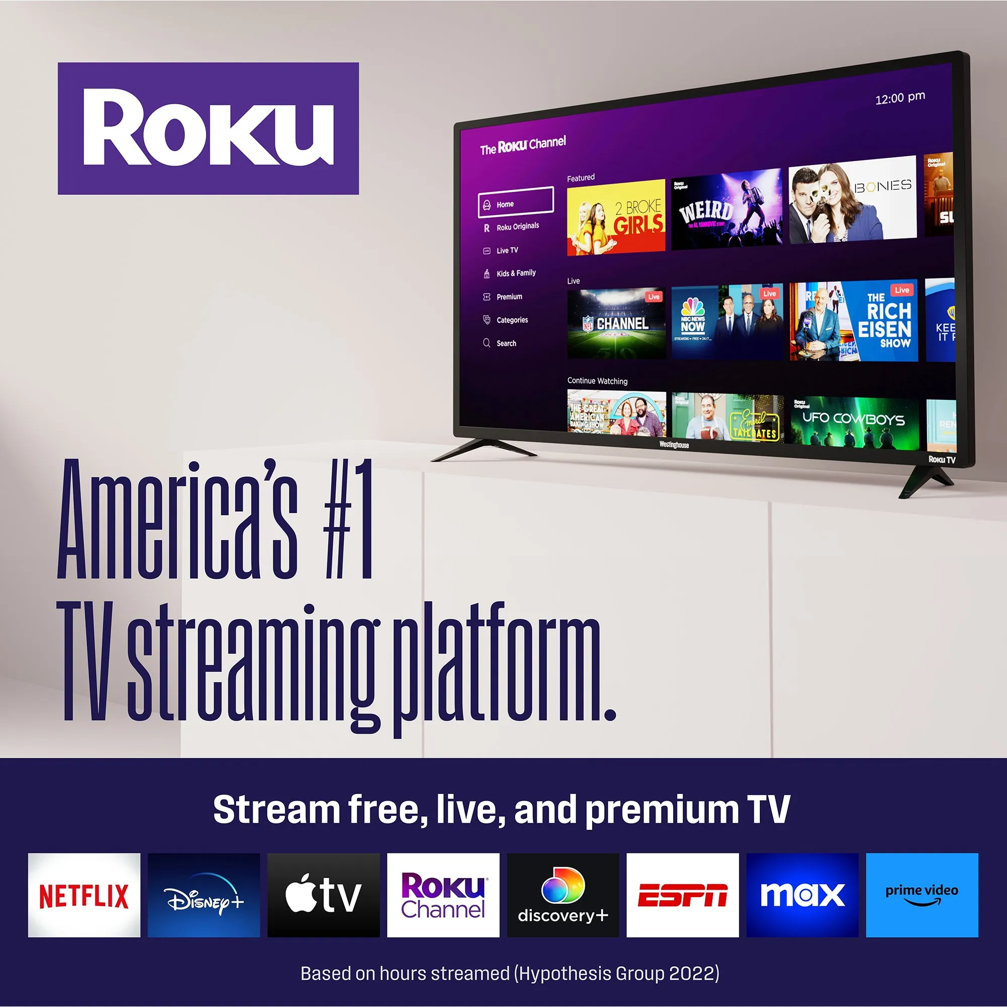 24″ HD Smart Roku TV