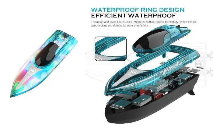 2.4GHz Remote Control Boat With LED Lights