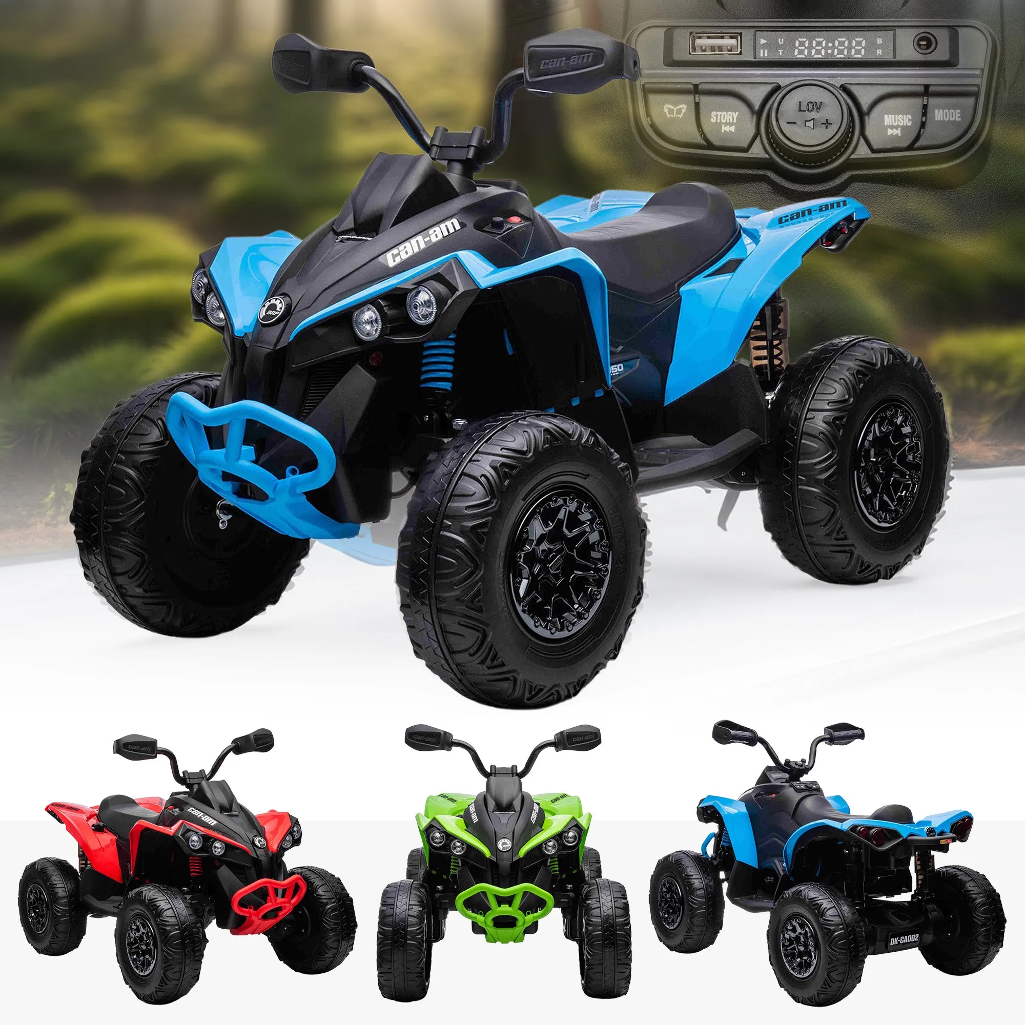 24V Can-Am Maverick ATV