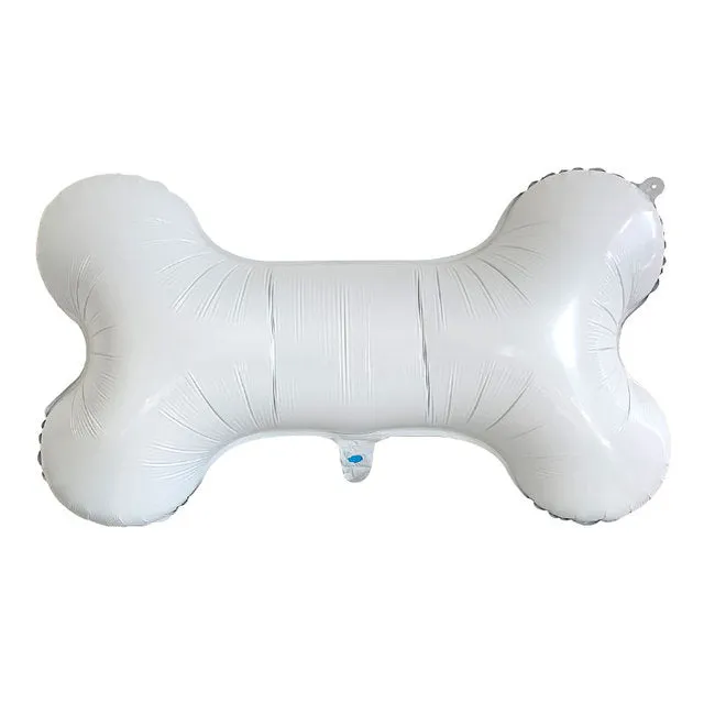 27" Dog Bone, Foil Balloon Pet Bone Mylar Balloons