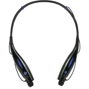 2BOOM HPBT500B Transporter Bluetooth Neckband Headphones with Microphone (Blue)