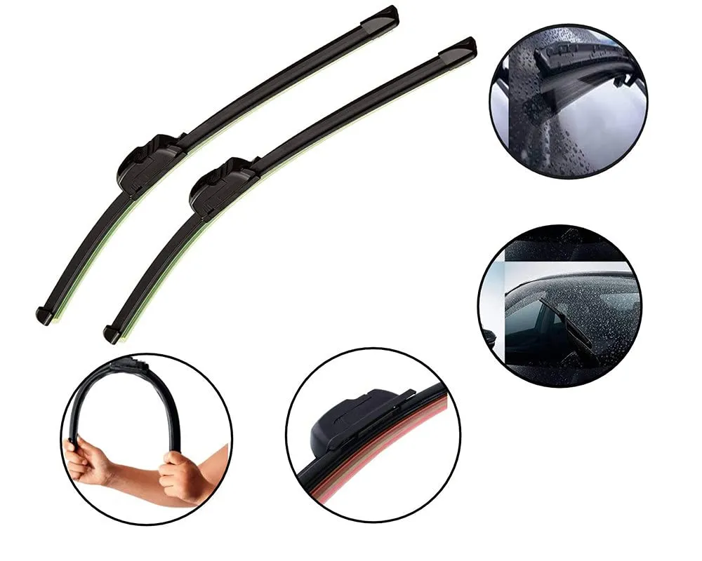 2Pcs 18-Inches Car Windshield Wiper Blade