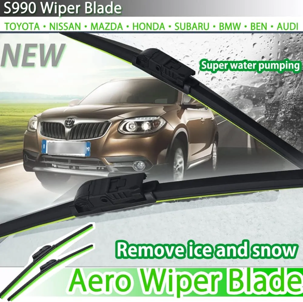 2Pcs 18-Inches Car Windshield Wiper Blade