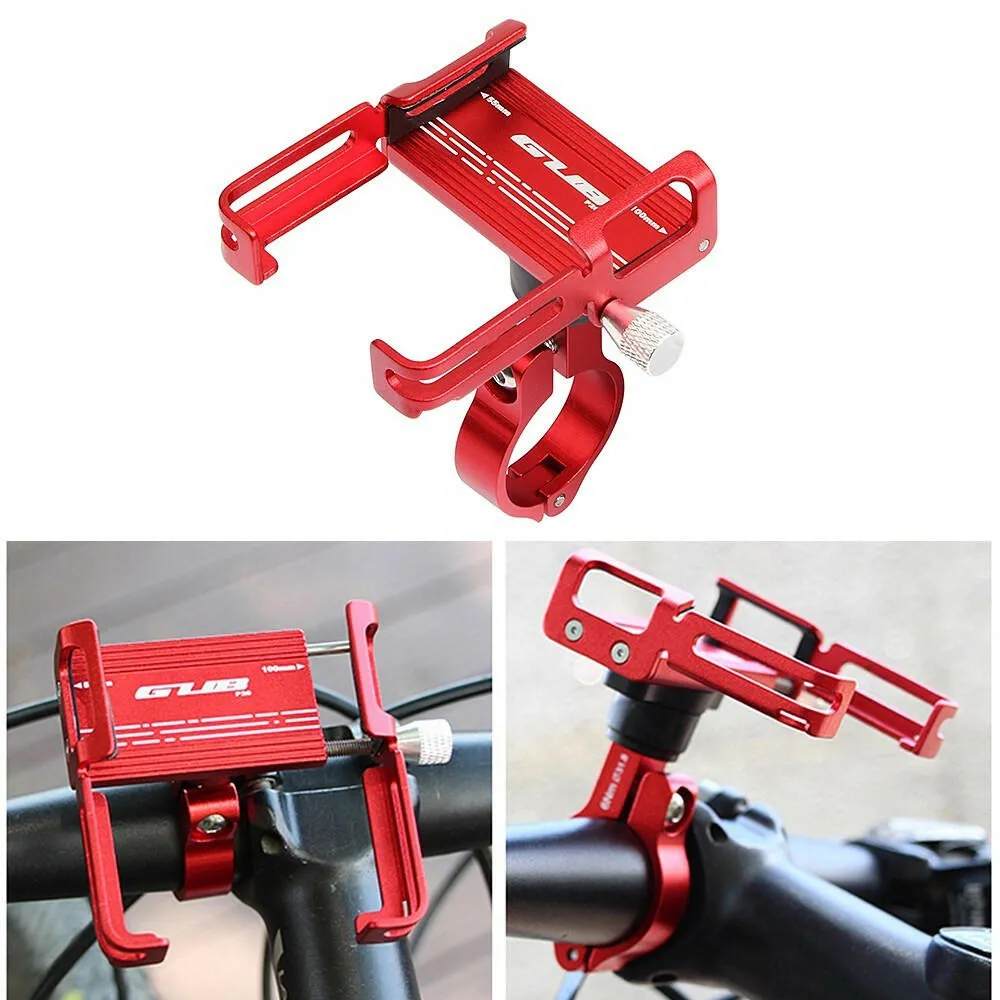 360 Degree Rotating Mountian Bike Phone Mount Universal Adjustable Bicycle Handlebar Cell Phone GPS Mount Holder Bracket Cradle Clamp