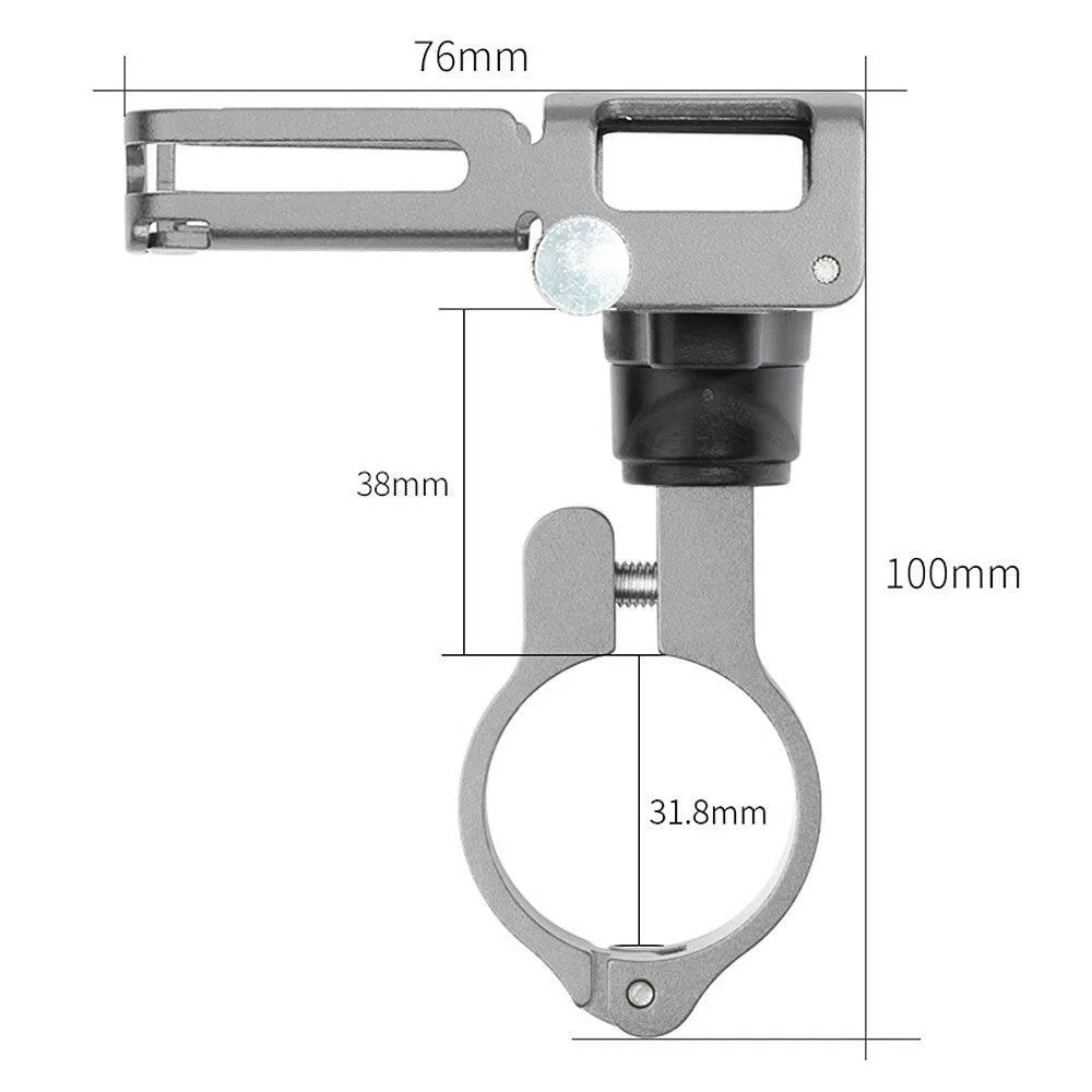 360 Degree Rotating Mountian Bike Phone Mount Universal Adjustable Bicycle Handlebar Cell Phone GPS Mount Holder Bracket Cradle Clamp