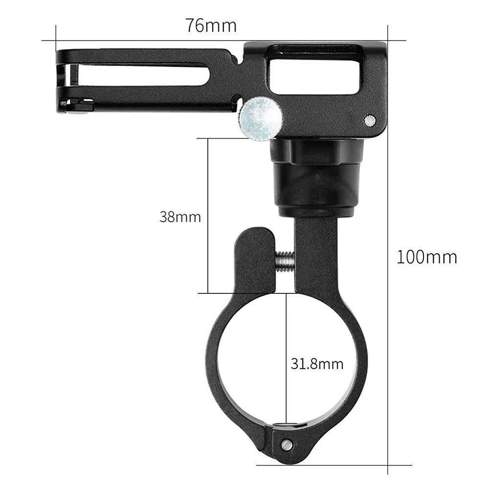 360 Degree Rotating Mountian Bike Phone Mount Universal Adjustable Bicycle Handlebar Cell Phone GPS Mount Holder Bracket Cradle Clamp