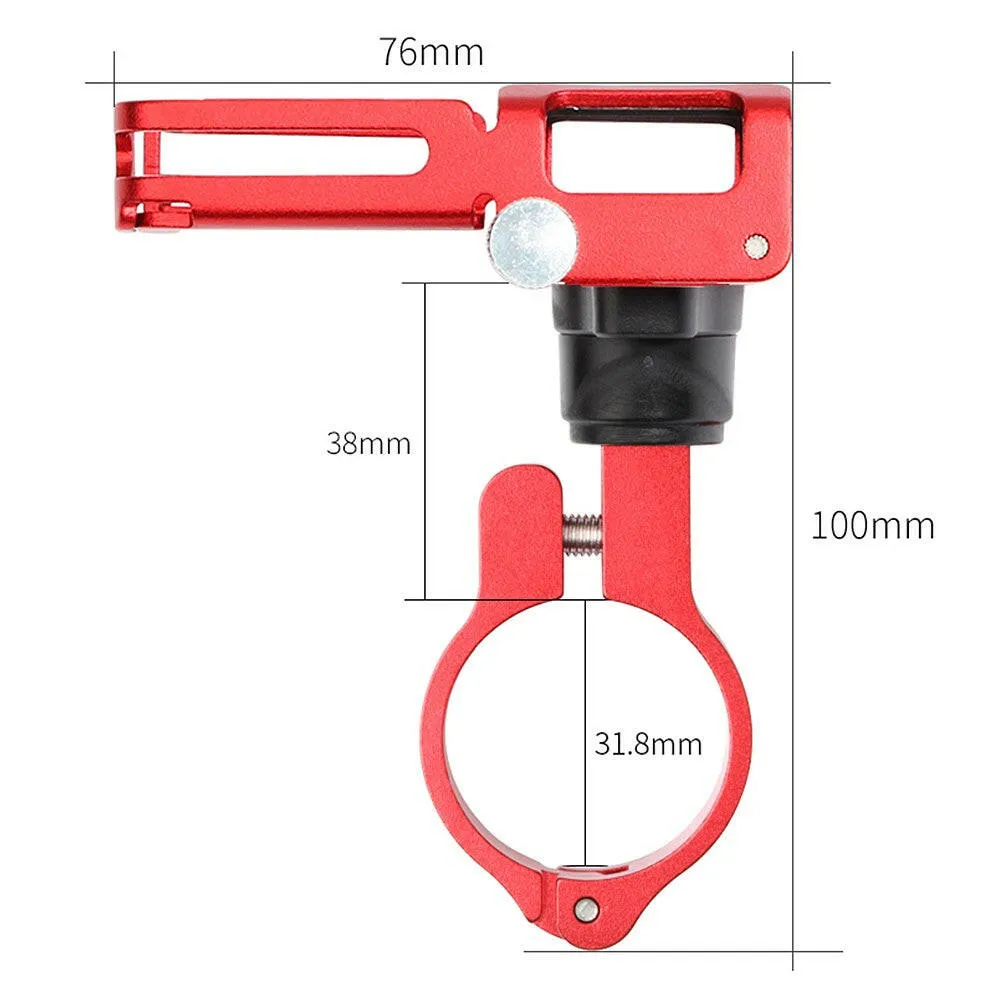 360 Degree Rotating Mountian Bike Phone Mount Universal Adjustable Bicycle Handlebar Cell Phone GPS Mount Holder Bracket Cradle Clamp