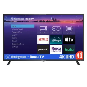 43″ 4K Ultra HD Smart Roku TV with HDR