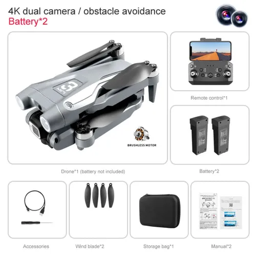 4K Mini Z908 Pro Drone with Dual ESC Camera & WIFI FPV Streaming