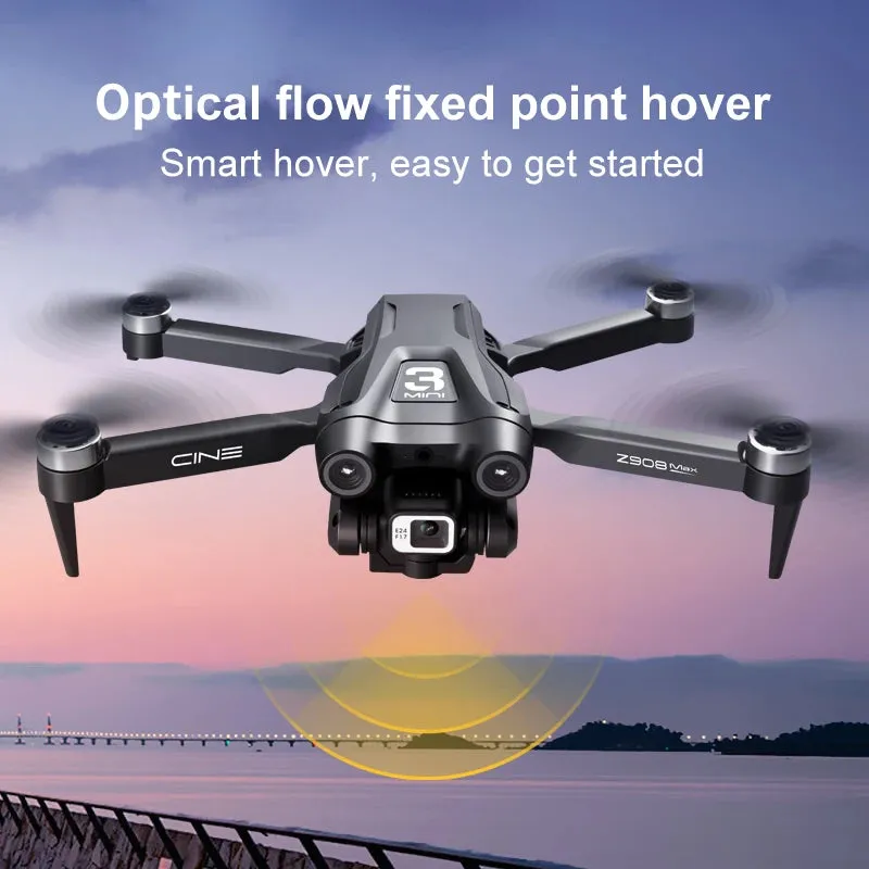 4K Mini Z908 Pro Drone with Dual ESC Camera & WIFI FPV Streaming