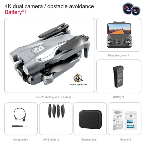 4K Mini Z908 Pro Drone with Dual ESC Camera & WIFI FPV Streaming