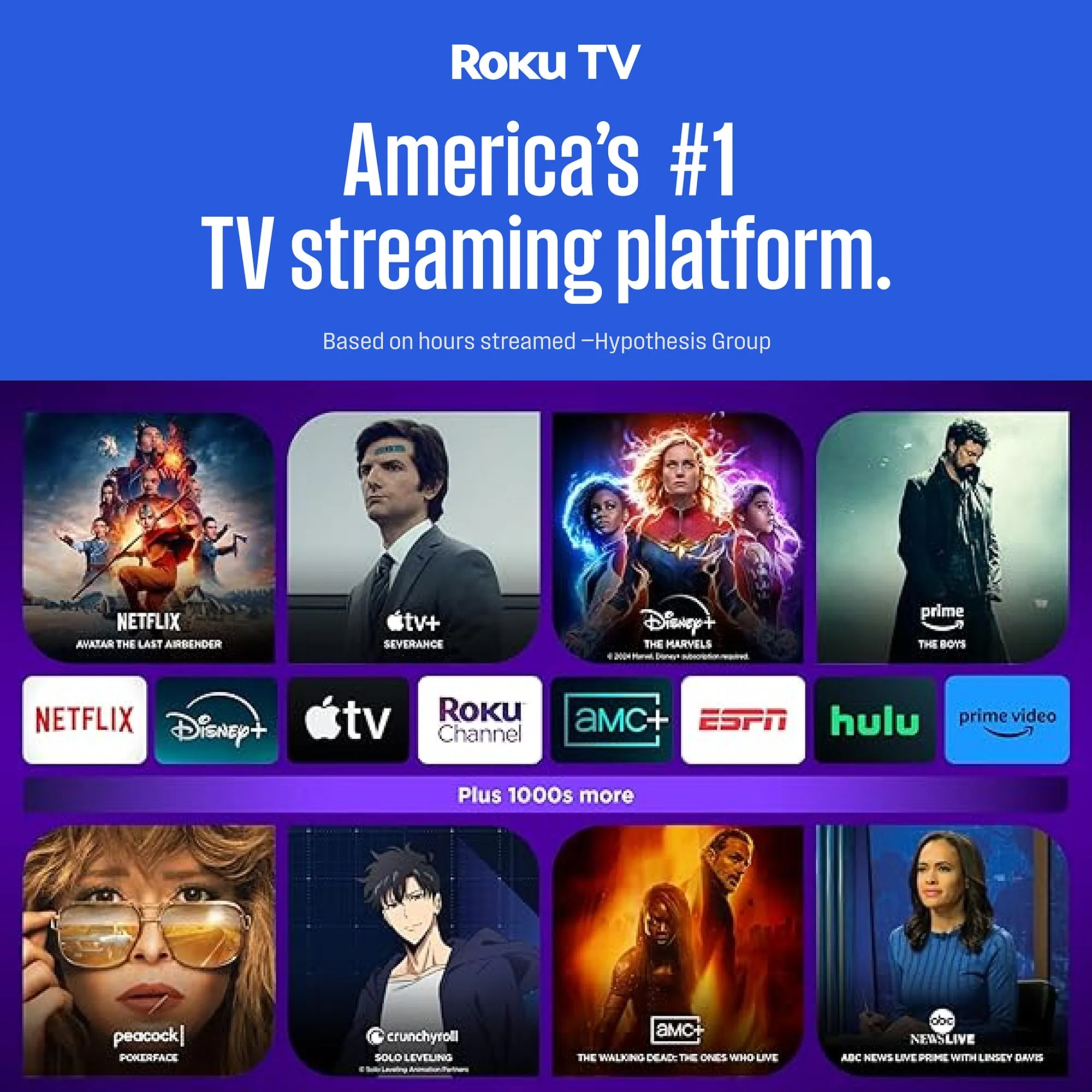 58″ Edgeless 4K UHD Roku TV