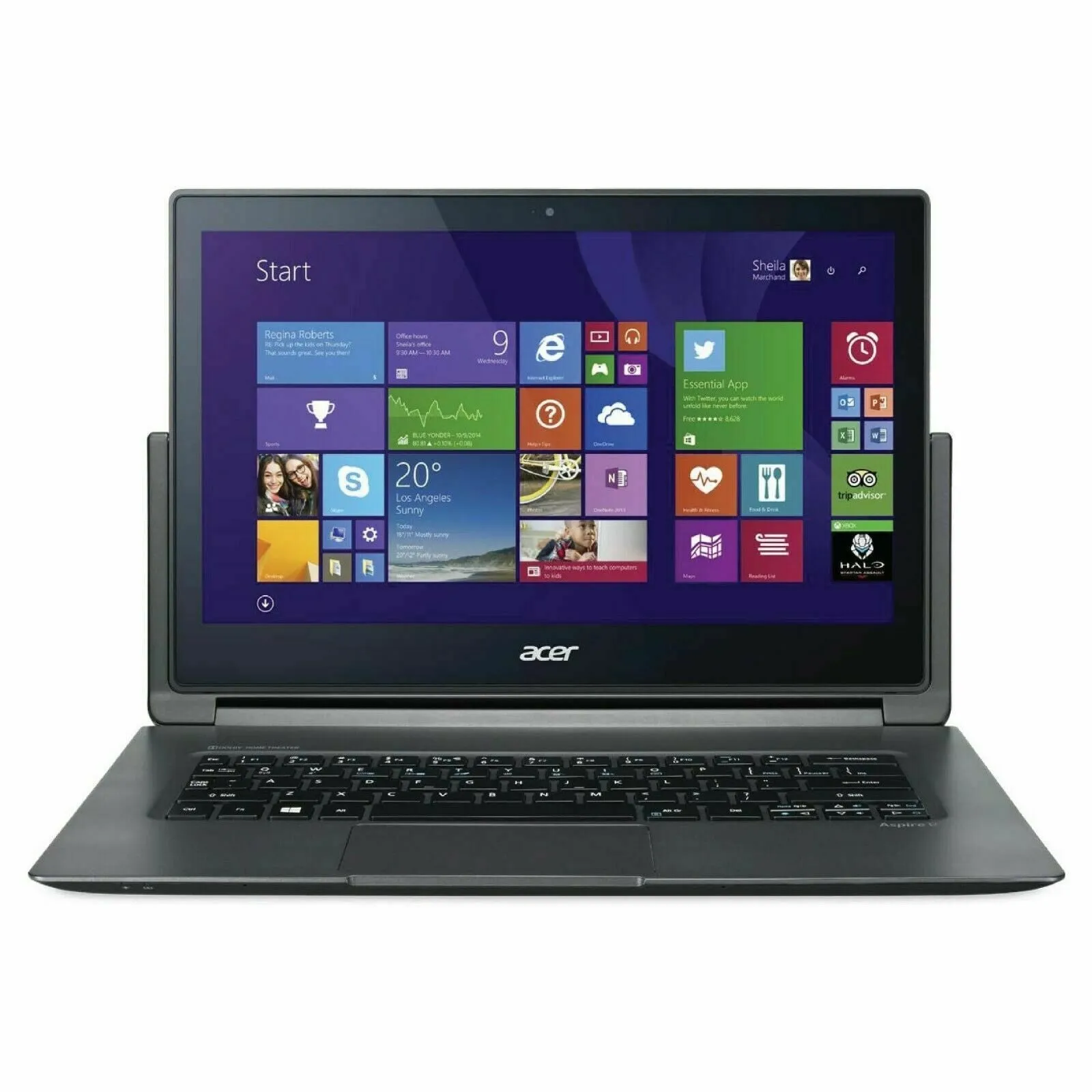 Acer Aspire 13" Touchscreen Notebook Laptop Core i5-5200U 2.20GHz 8GB RAM 256GB