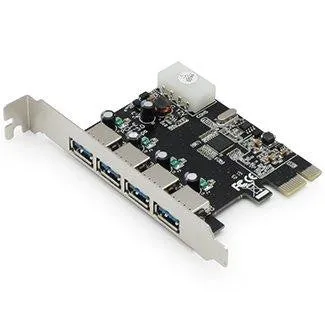 Add-on-computer Peripherals, L Addon Quad Open Usb 3.0 Port Pcie X1 Host Bus Adapter