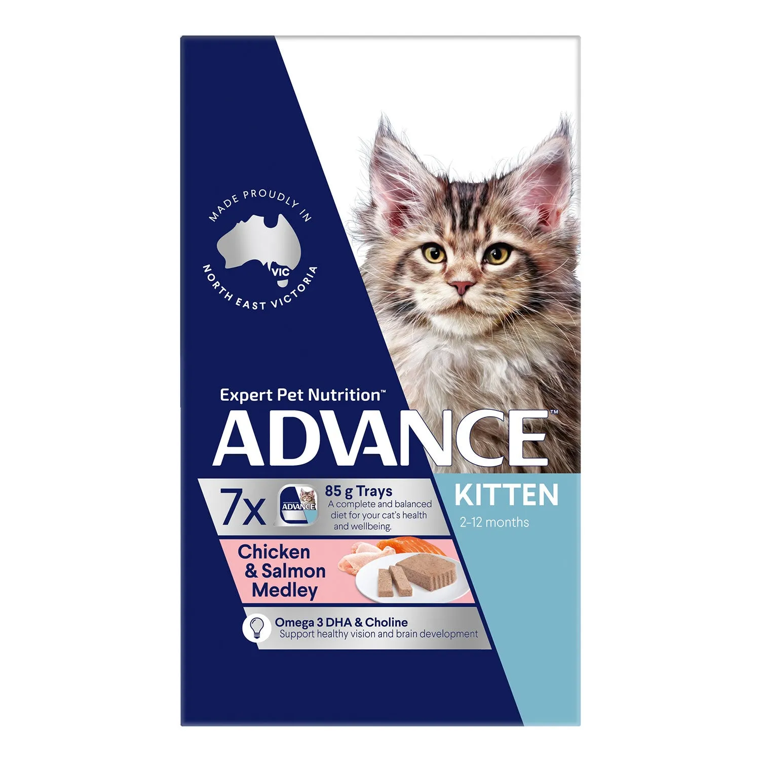 Advance Chicken & Salmon Medley Kitten Wet Cat Food