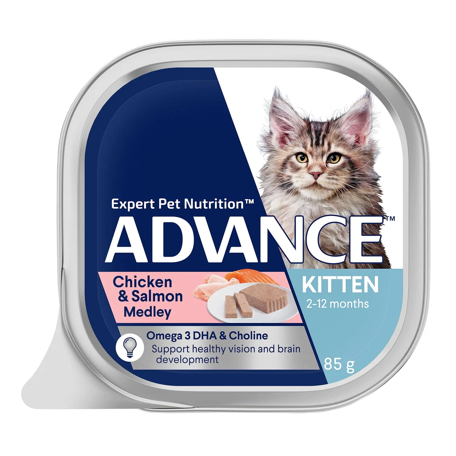 Advance Chicken & Salmon Medley Kitten Wet Cat Food