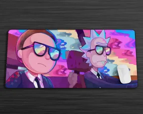 Agents Rick and Morty Gaming Mouse Pad