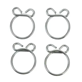 All Balls Racing Fuel Hose Clamp Kit - 13.5mm Wire (4 Pack)