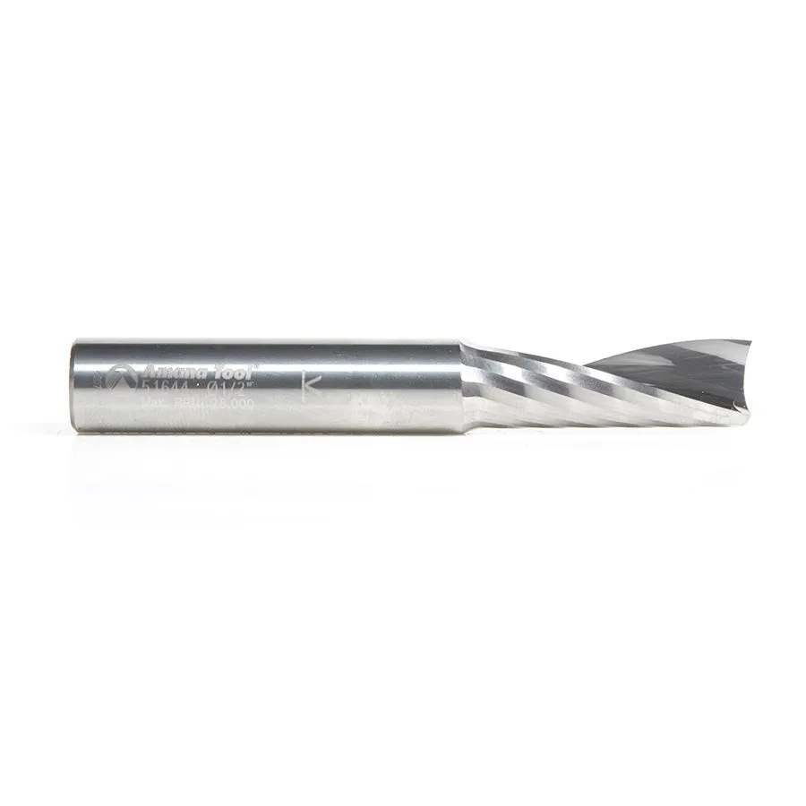 Aluminum Spiral 'O' Flute Up-Cut Router Bit | 1⁄2 Dia x 1 3⁄8 x 1⁄2 Shank x 3 1⁄2" Long | 51644 | 738685516447