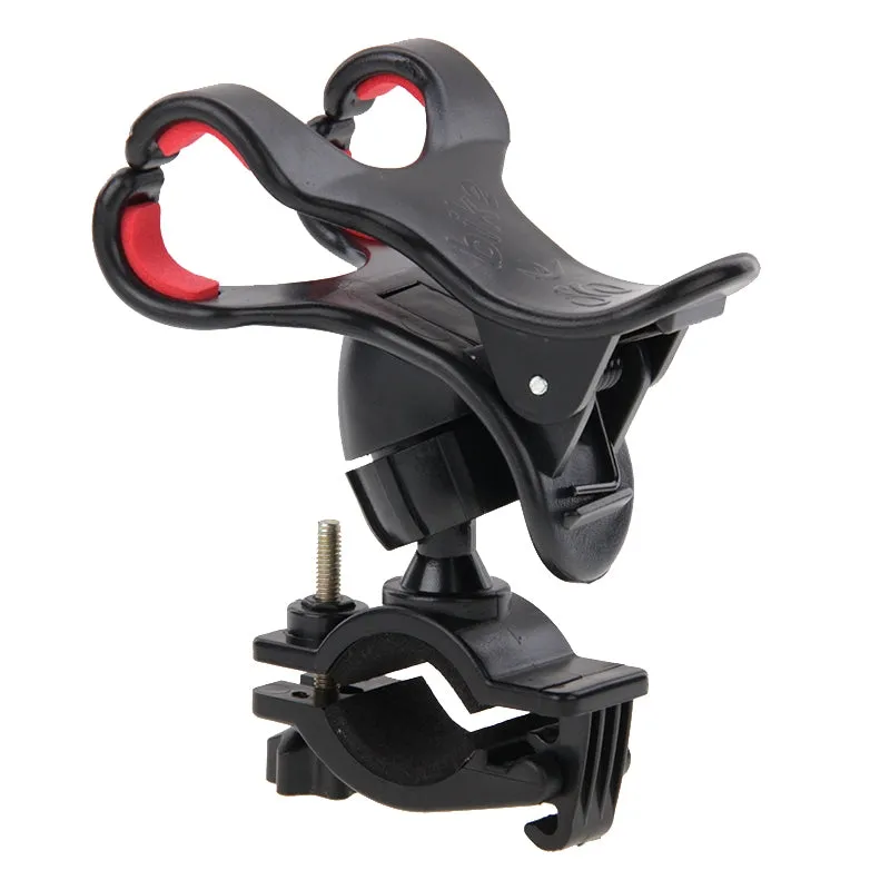 AMZER 360 Degree Rotation Universal Mobile Phone Bicycle Clip Holder Cradle Stand, Clip Support Phone Width: up to 10cm