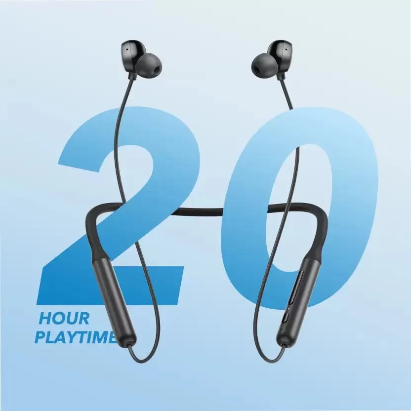 Anker Soundcore R500 Fast Charging Neckband with 20 Hours Playtime Bluetooth Headset (Black, in The Ear)