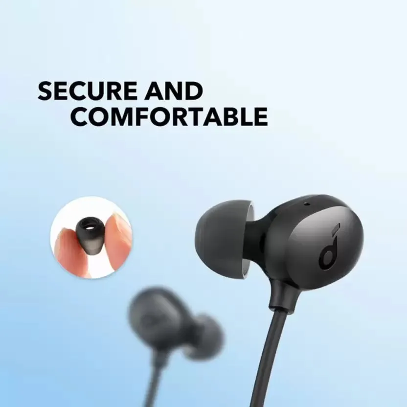 Anker Soundcore R500 Fast Charging Neckband with 20 Hours Playtime Bluetooth Headset (Black, in The Ear)