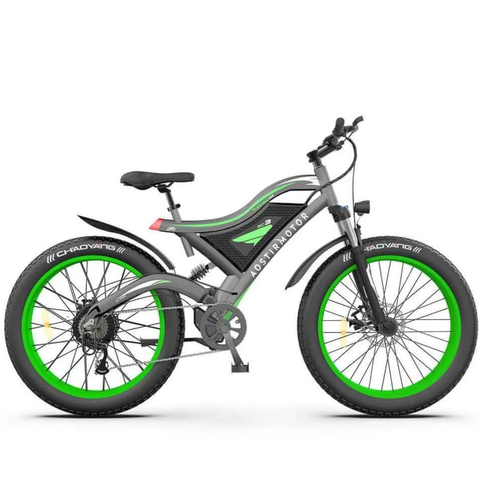 Aostirmotor S18 Fat Tire All Terrain Electric Mountain Bike