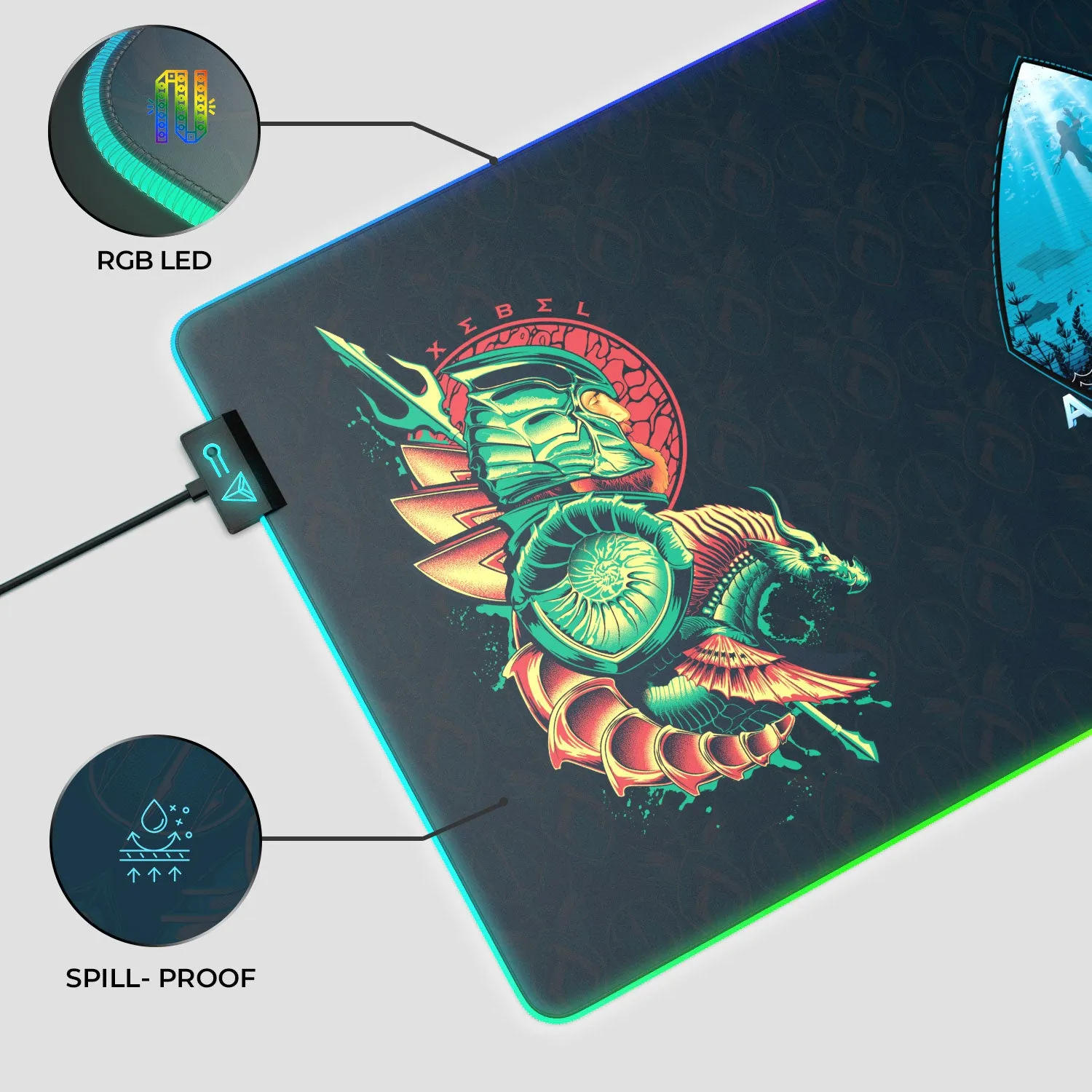 Aquaman - XEBEL Kingdom Gaming Mouse Pad