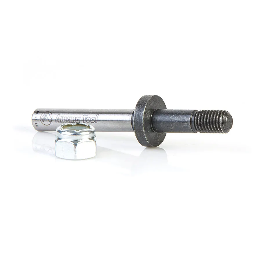 Arbors with Hex Nut & Washers | 1⁄4-28 NF Dia x 7⁄8 Height x 1⁄4" Shank | 47610 | 738685876107