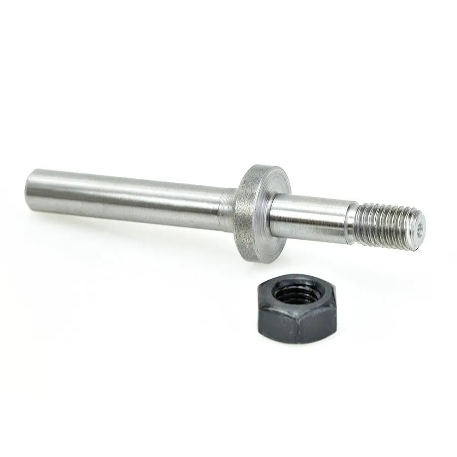 Arbors with Hex Nut & Washers | 1⁄4-28 NF Dia x 7⁄8 Height x 1⁄4" Shank | 47610 | 738685876107