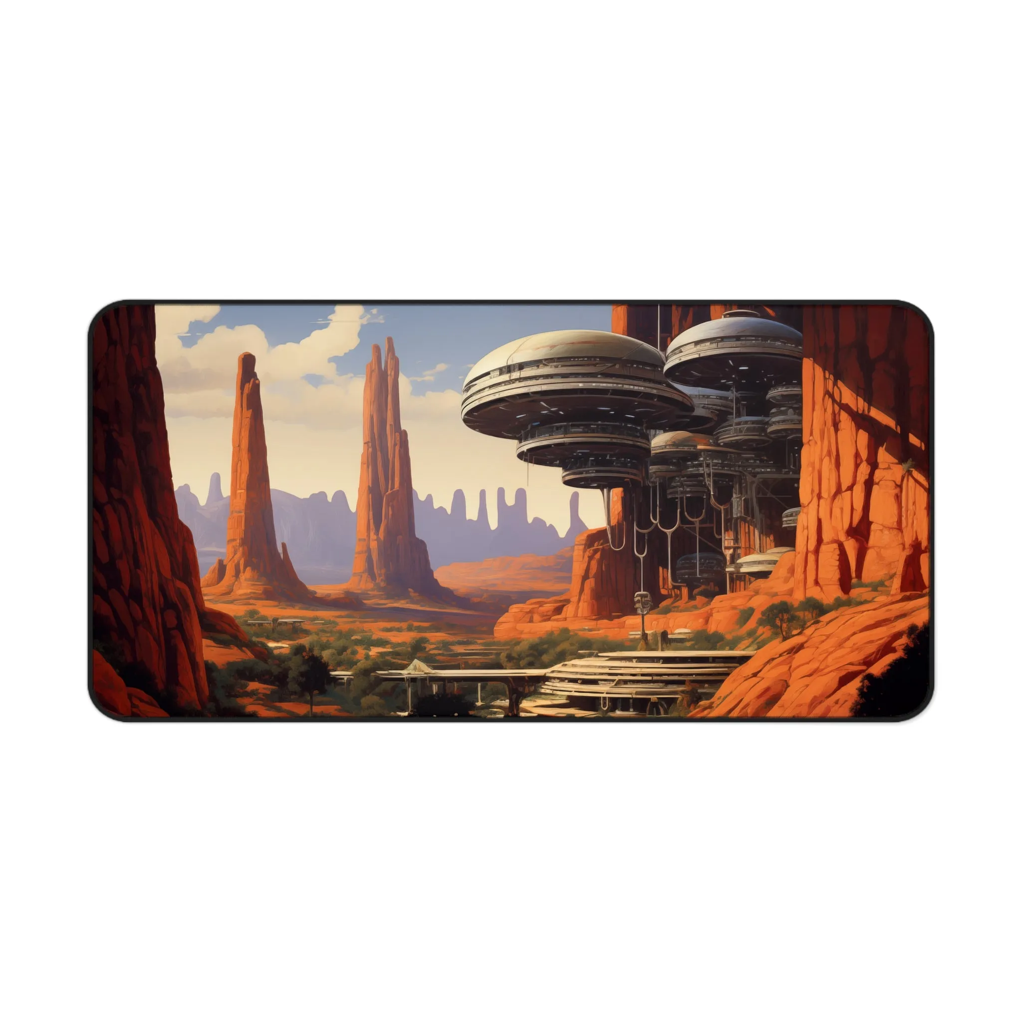 Arizona Alien Space Ship Gaming Large Mouse Pad