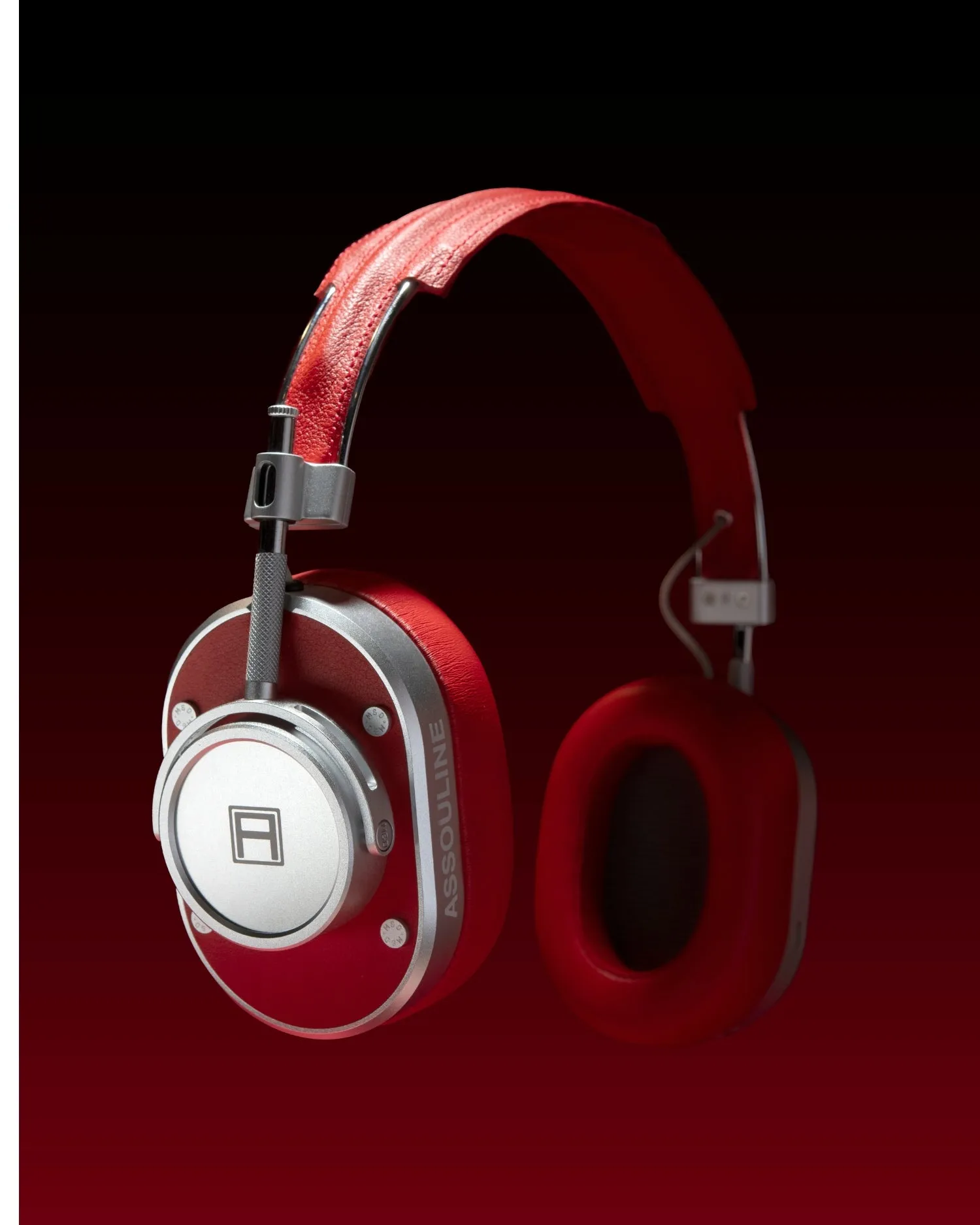 Assouline Red Wireless Headphones by Master & Dynamic