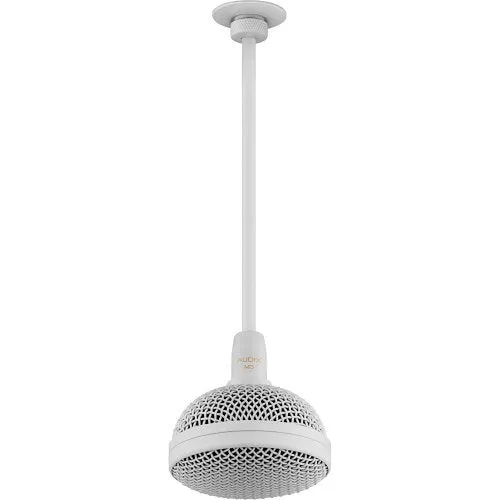 Audix M3WHM Tri-Element Hanging Ceiling Microphone with Hard Mount, White