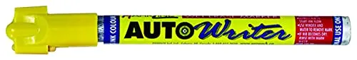 Auto Writer Windshield Markers - Water Based Marker with 5mm Tip (3/16" Wide) - Highly Visible Quick-Drying Markers for Steel, Glass, Aluminum, Rubber, Plastic, and Wood