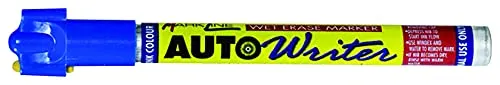 Auto Writer Windshield Markers - Water Based Marker with 5mm Tip (3/16" Wide) - Highly Visible Quick-Drying Markers for Steel, Glass, Aluminum, Rubber, Plastic, and Wood