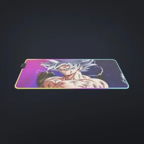 Awesome Ultra Instinct Silver Hair Goku DBZ Kids Cool LED Mouse Pad