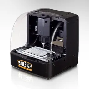 Baileigh Industrial - 110V 9" x 6" CNC Desktop Engraver, Laser Ready (Sold Separately) w/ Software Package