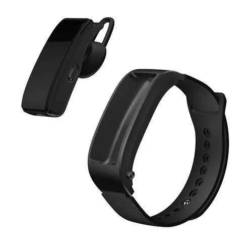 Bakeey iTlak B5 HR Blood Pressure Oxygen Siri Weather Dynamic Speaker Smart Bracelet and Earphones