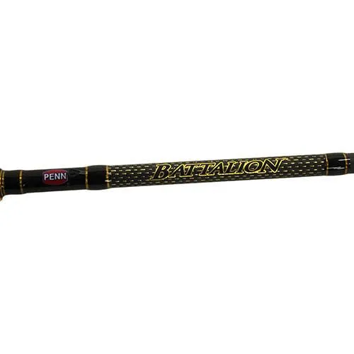 Battalion Inshore Spinning Rod - 7'6" Length, 1pc Rod, 8-15 lb Line Rate 1-8-3-4 oz Lure Rate, Medium-Light Power