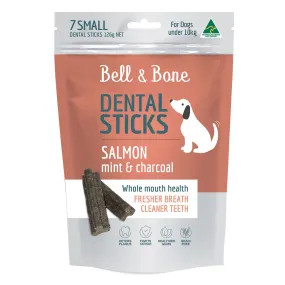 Bell & Bone Salmon, Mint & Charcoal Dental Dog Treats 7pc